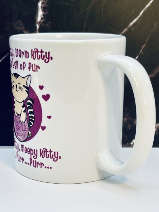Cute cat illustration coffee mug