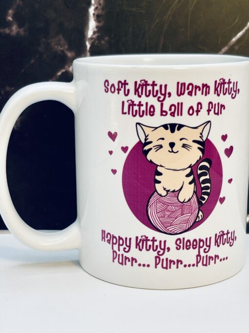 Cute cat illustration coffee mug