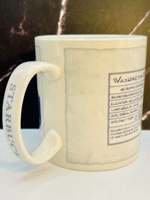 Starbucks D.C. mug with Capitol and Monument