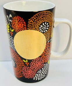 Starbucks 2014 Dot Collection Floral Mug front view