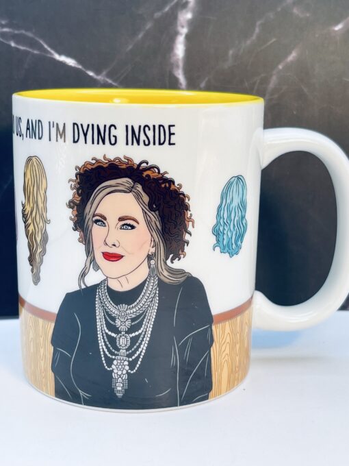 Moira Rose Schitt’s Creek coffee mug quote