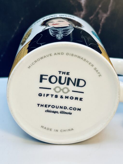 Funny Moira Rose mug with wig design