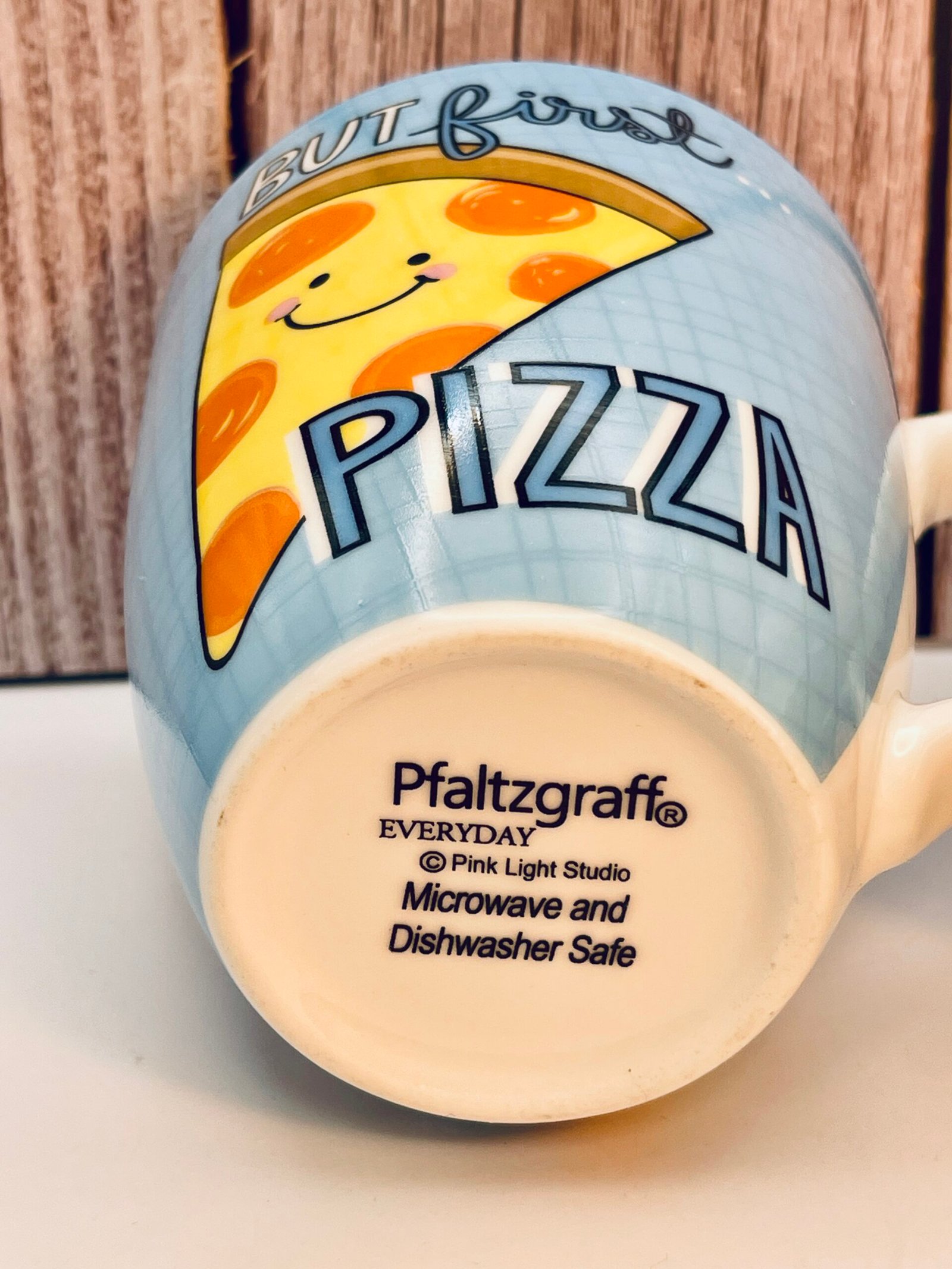 But First Pizza Pfaltzgraff Coffee Mug - Image 6