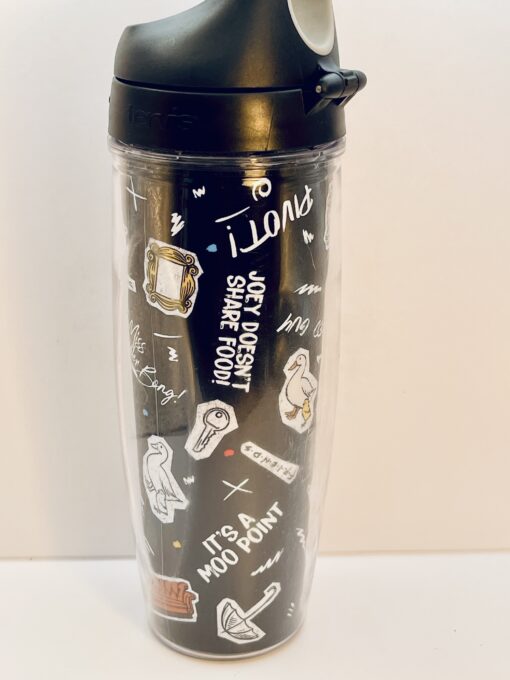 Friends fan gift – black Tervis water bottle