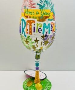 Here's to Your Retirement Wine Glass Designs by Lolita