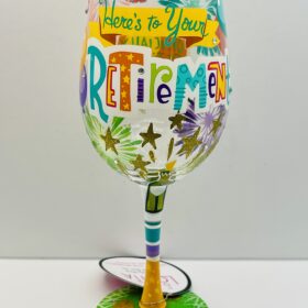 Here's to Your Retirement Wine Glass Designs by Lolita