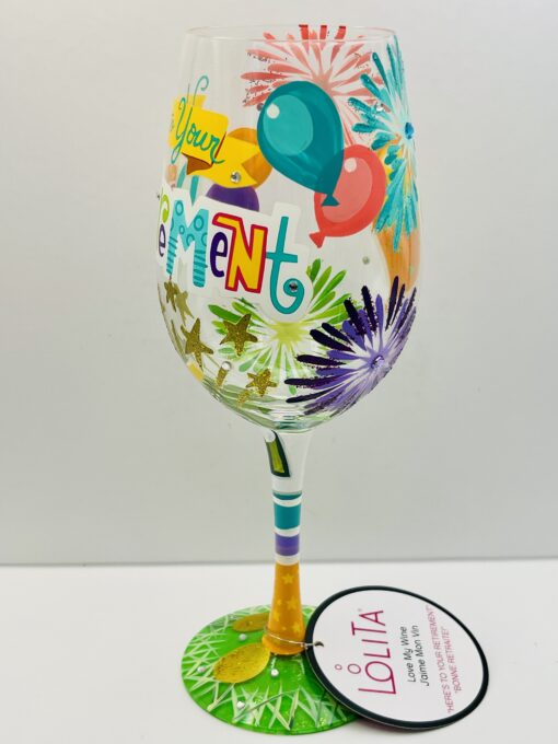 Lolita Cruise Collection retirement wine glass