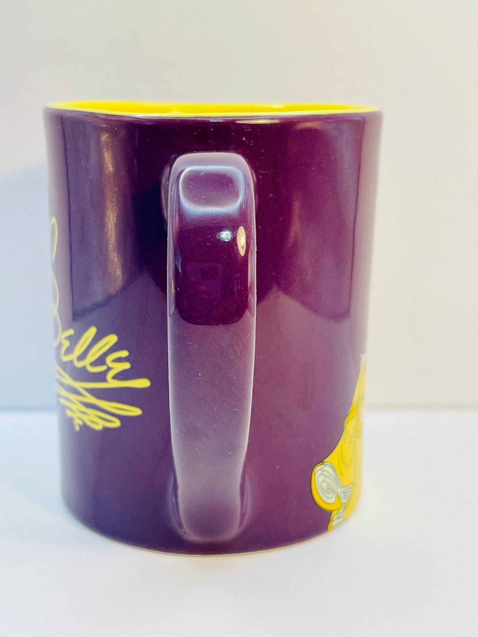 Disney Belle Heart-Shaped Coffee Mug front view