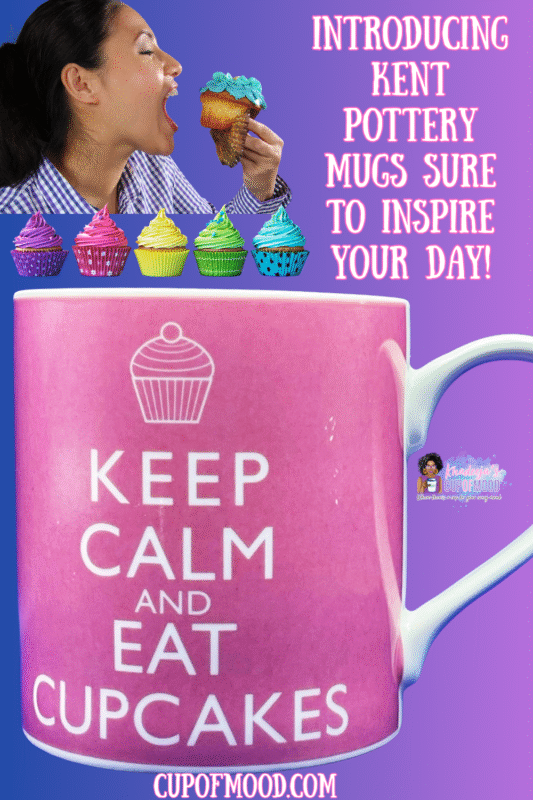 Elevate tea time with the Keep Calm and Eat Cupcakes Mug by Kent Pottery—a pink, collectible ceramic cup blending British humor, vintage charm, and practicality.