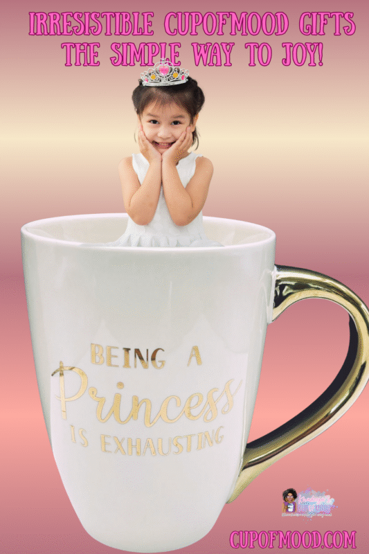 Being a Princess Is Exhausting pink royal coffee mug
