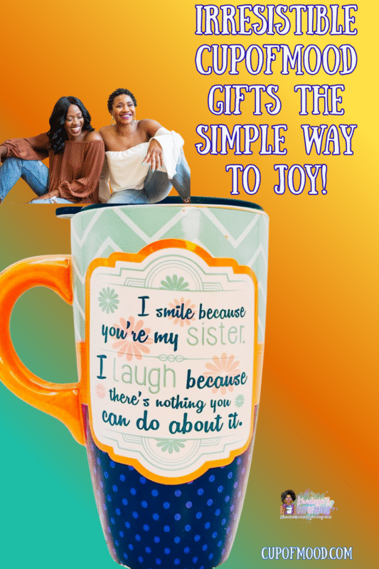 The I Smile Because You’re My Sister Mug is the perfect #cupofmood and blend of sentiment and sass!