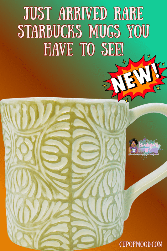 Add a dash of artistry to your morning brew with the 2009 Starbucks Embossed Tribal Texture Mug! It’s the perfect #cupofmood for Starbucks enthusiasts.