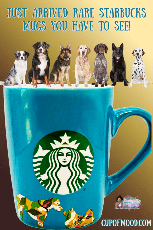 The Starbucks 2020 Teal Camouflage Dogs Mug is is the perfect #cupofmoodwhere cozy coffee moments meet playful canine charm.