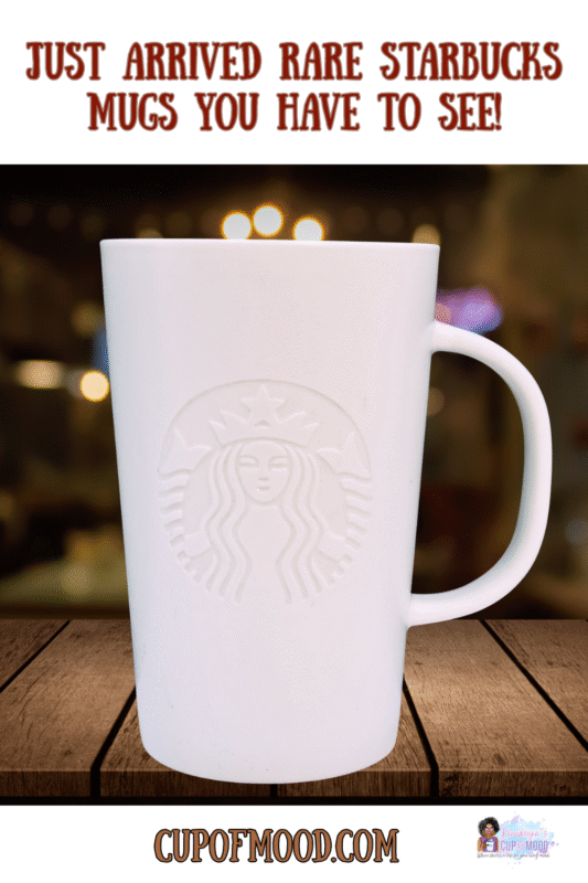 The Starbucks 2015 Etched Siren White Mug is the perfect #cupofmood and definition of quiet sophistication for coffee lovers who appreciate timeless design.