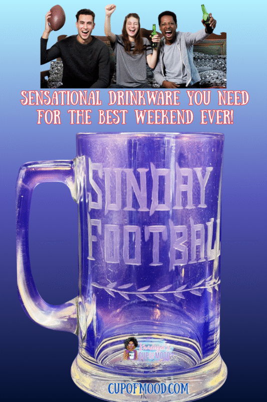Introducing the Sunday Football Beer Mug. It’s the perfect #cupofmood and the ultimate touchdown for Dad’s game day experience.