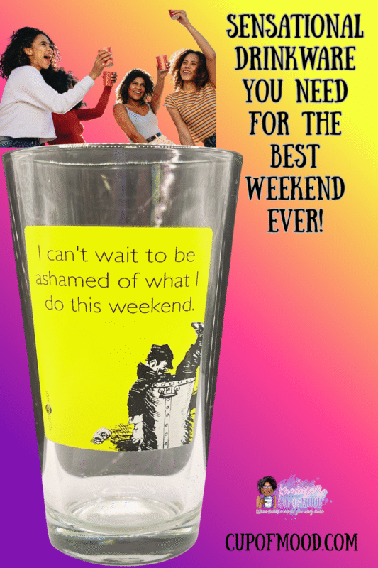 The Can’t Wait Weekend Pint Glass is here to set the perfect weekend #cupofmood! Especially if you’re ready to kick off the weekend with zero regrets!