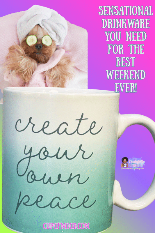 This Create Your Peace Mug is the perfect #cupofmood to inspire your best life ever! You’ll love this blue ombre ceramic mug with peaceful saying.