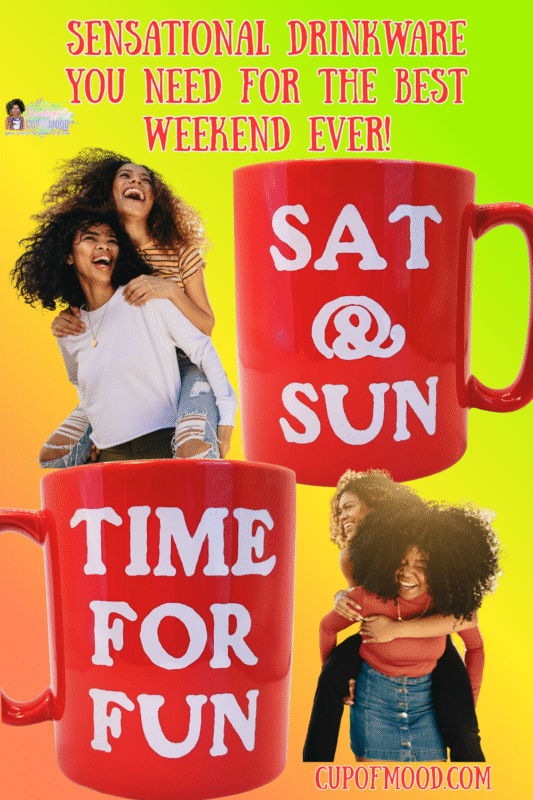 Get ready to turn your weekends into a celebration with the Jumbo Time For Fun Mug. It’s the perfect #cupofmood for weekend shenanigans!