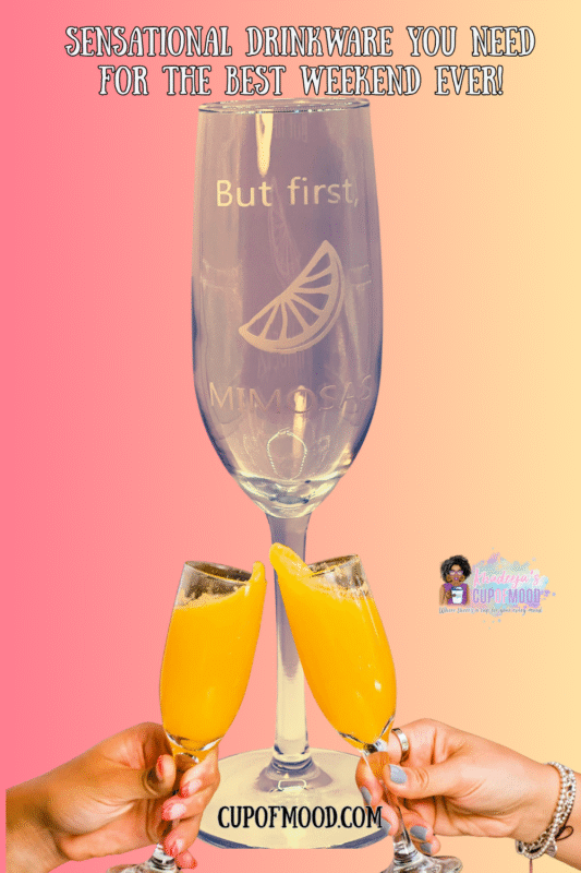Start your brunch the right way with the But First Mimosas Champagne Glass. It’s the perfect #cupofmood and a toast to all things bubbly and bright!