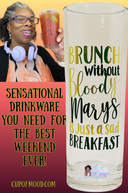 You’re sure elevate your brunch game with our hilarious Funny Bloody Mary Glass. It’s the perfect #cupofmood for Brunch and Bloody Mary fans.