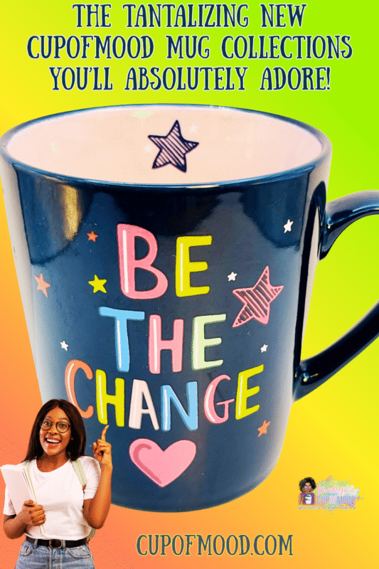 Start every day with purpose and positivity with the Be the Change Inspirational Mug. It’s the perfect #cupofmood and a daily reminder to live consciously and make a difference.