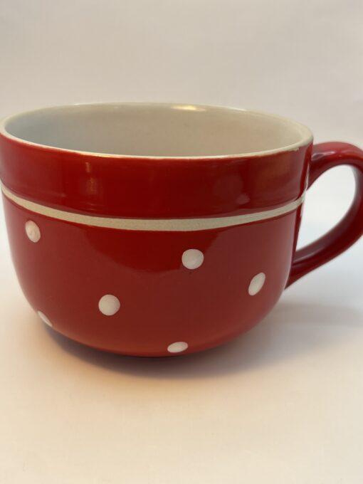 Introducing the Red Polka Dot Soup Mug by Tableside Gallery. It’s the perfect #cupofmood to elevate your soup game to a whole new level!