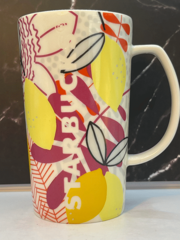 Brighten up your morning brew with the 2015 Starbucks Etched Lemon Mug! It’s the perfect #cupofmood capturing the refreshing essence of citrus in every sip.