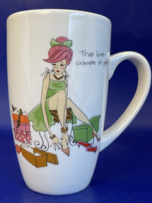 The True Love Shoe Lovers Mug by Cypress Home is the perfect #cupofmood and daily reminder that true love does come in pairs.