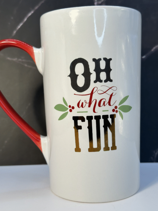 Get ready to sip in style and holiday cheer with the Oh What Fun Latte Mug! It’s the perfect #cupofmood to add a dash of fun this holiday season!