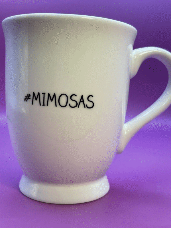 This But First Brunch Mug by Mudpie is the perfect #cupofmood for people who love to meet up for brunch. Especially when Mimosas are involved!