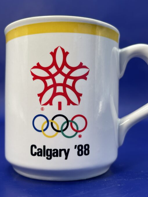 Celebrate the spirit of the Winter Olympics with this 1988 Calgary Winter Olympics Mug! It’s the perfect #cupofmood and reminder of the 1988 Olympics!