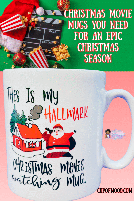 Transform your holiday movie marathons into a cozy cinematic experience with the Hallmark Movie Watching Mug. It’s the perfect movie watching #cupofmood.