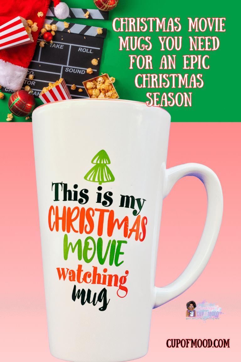 This charming 16-ounce ceramic wonder is not just a mug. It’s also your ticket to cozy nights filled with laughter, joy, and the perfect Christmas movies.