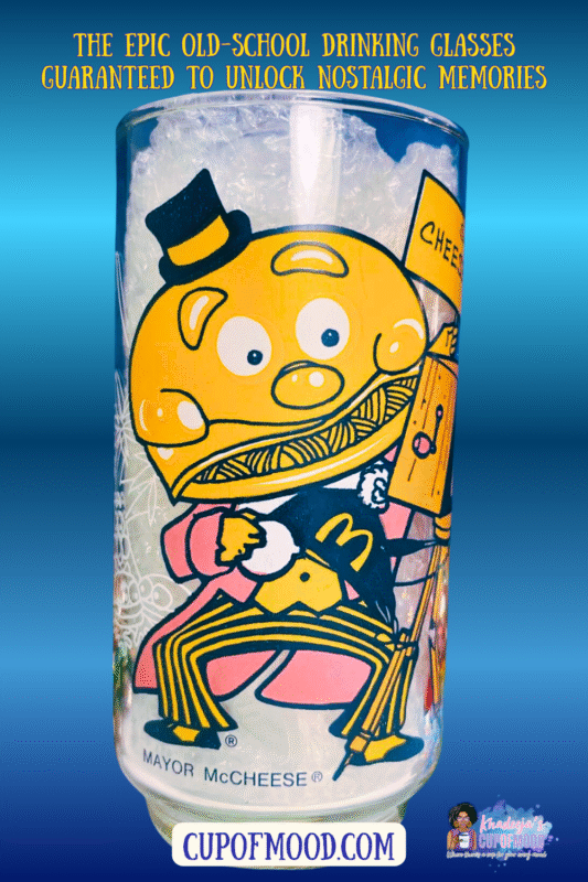 This rare and whimsical Mayor McCheese Drinking Glass from McDonald’s is the perfect gift #cupofmood to take a bite out of nostalgia.