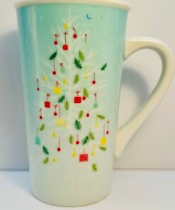 Starbucks 2019 Ombre Tall Christmas Tree Mug front view