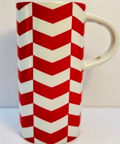 Starbucks 2013 red chevron ceramic mug