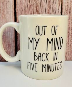 Petty mood coffee mug humor