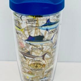 Guy Harvey Charts Fish Tervis Tumbler close-up