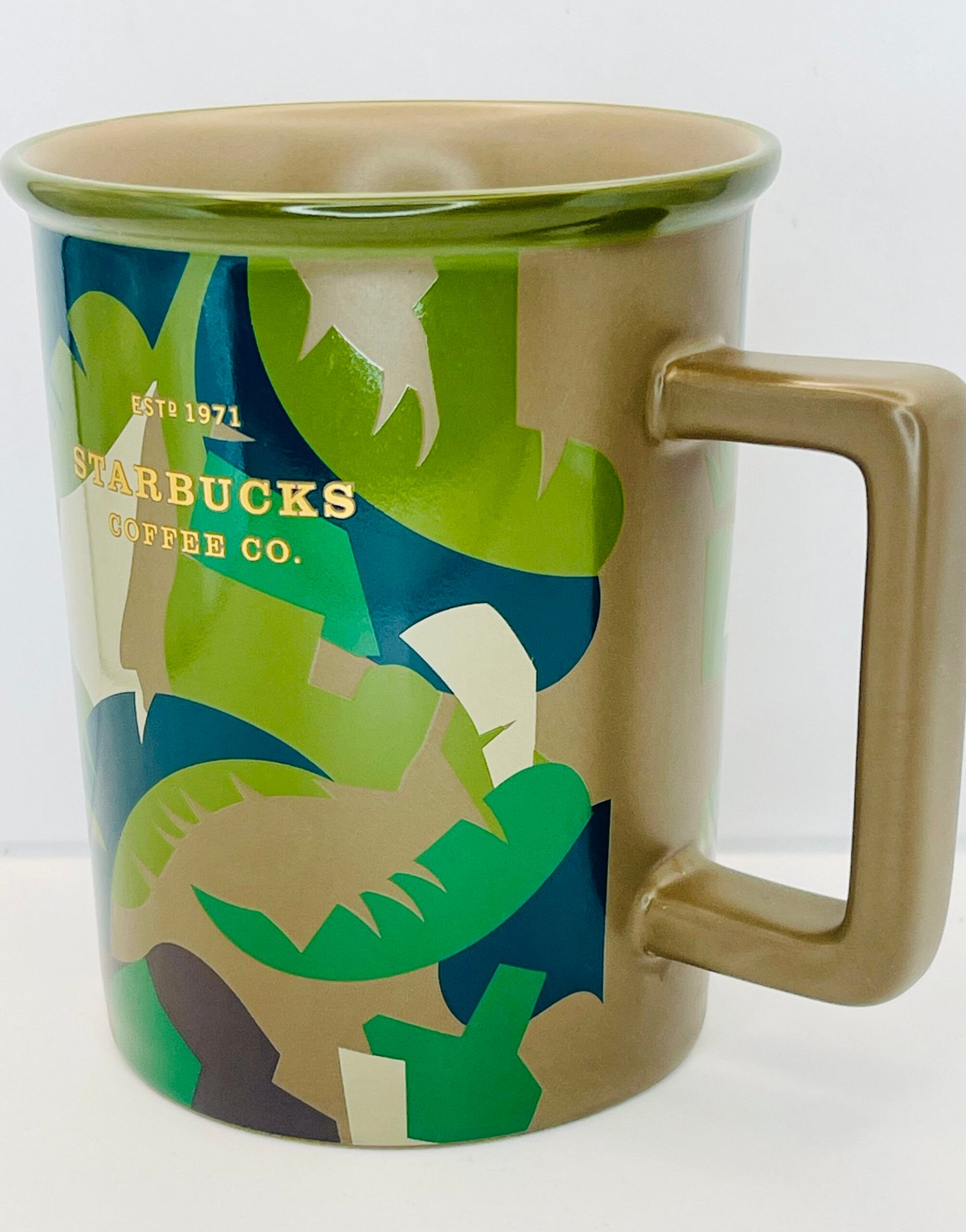 Rare Starbucks camouflage mug collectible