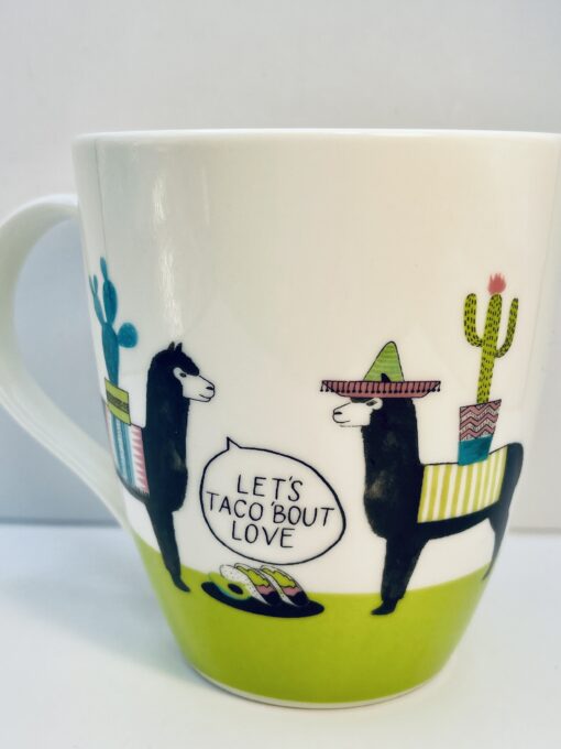 Let's Taco 'Bout Love Llama Mug - CupofMood