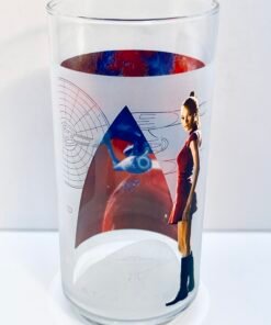 Zoe Saldaña Uhura glass from 2008 Star Trek