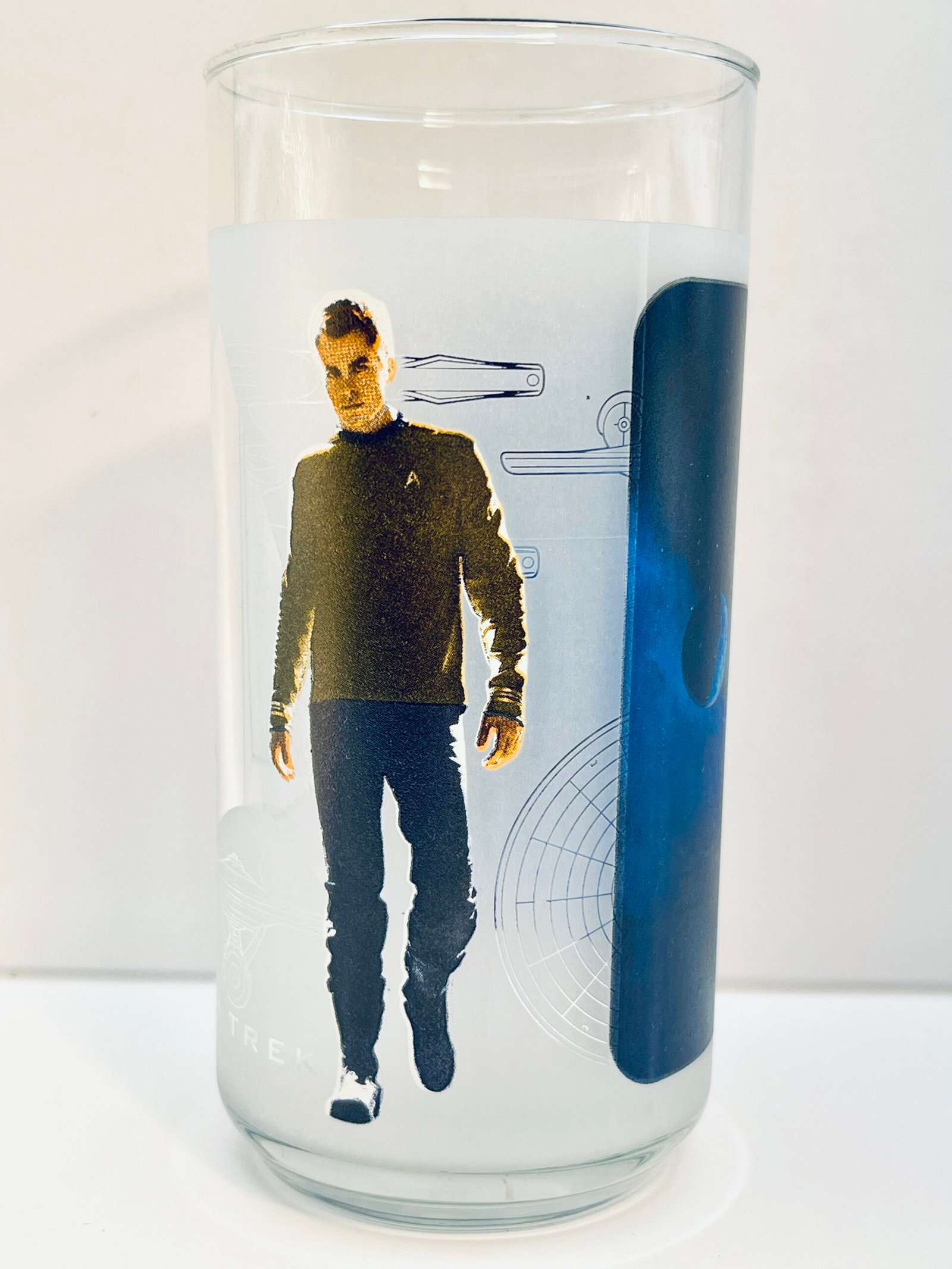 Vintage Star Trek Captain Kirk glass from Burger King