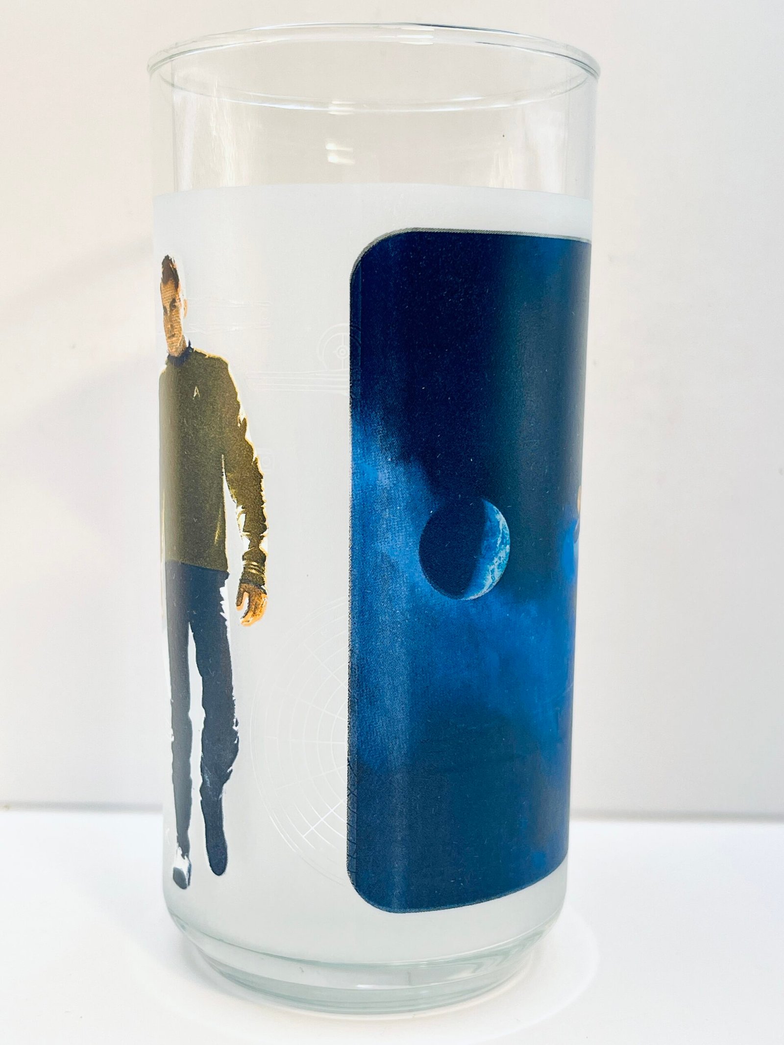 2008 Paramount Pictures Star Trek glass Captain Kirk