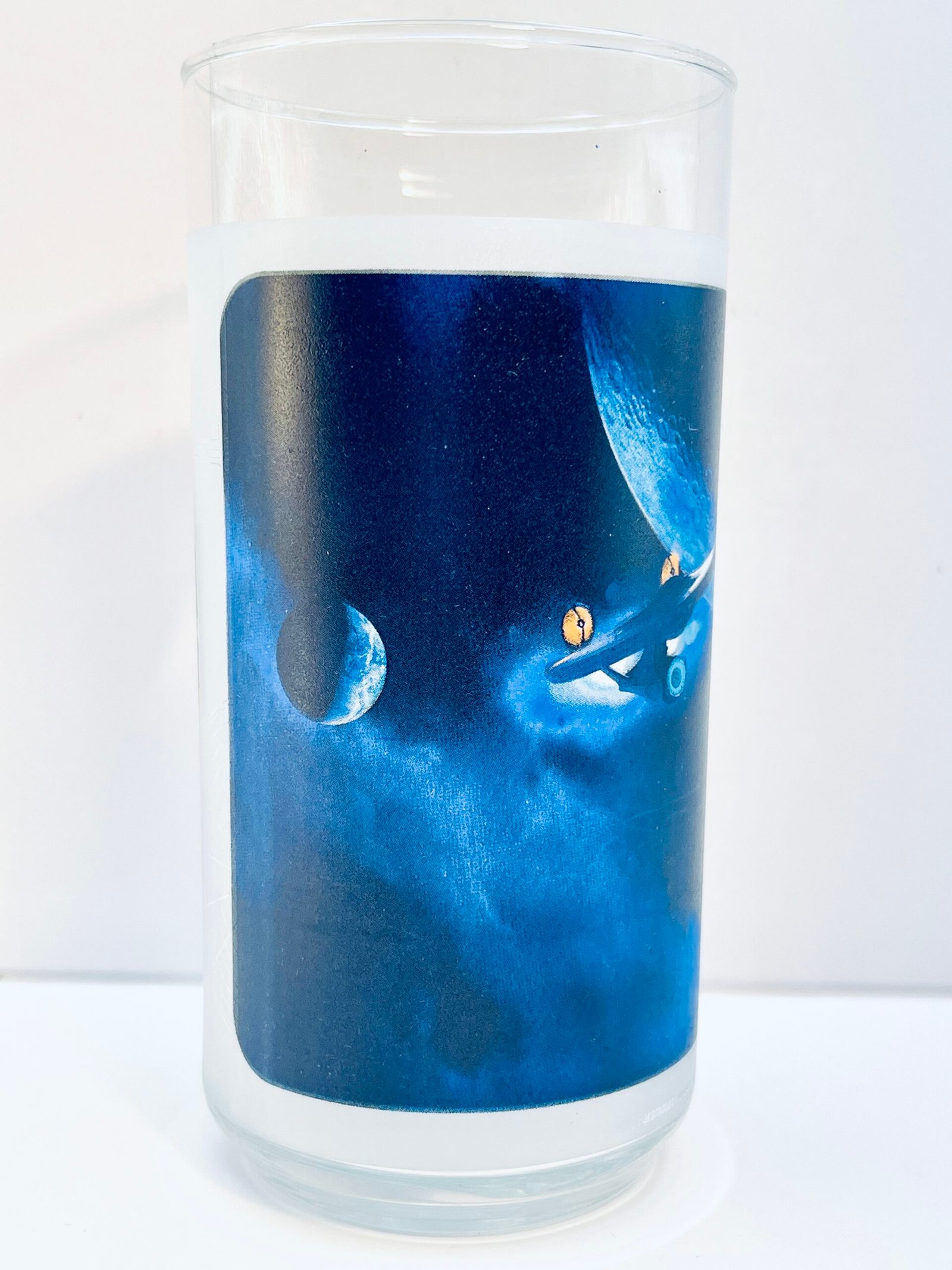 Star Trek movie collectible glass featuring Captain Kirk