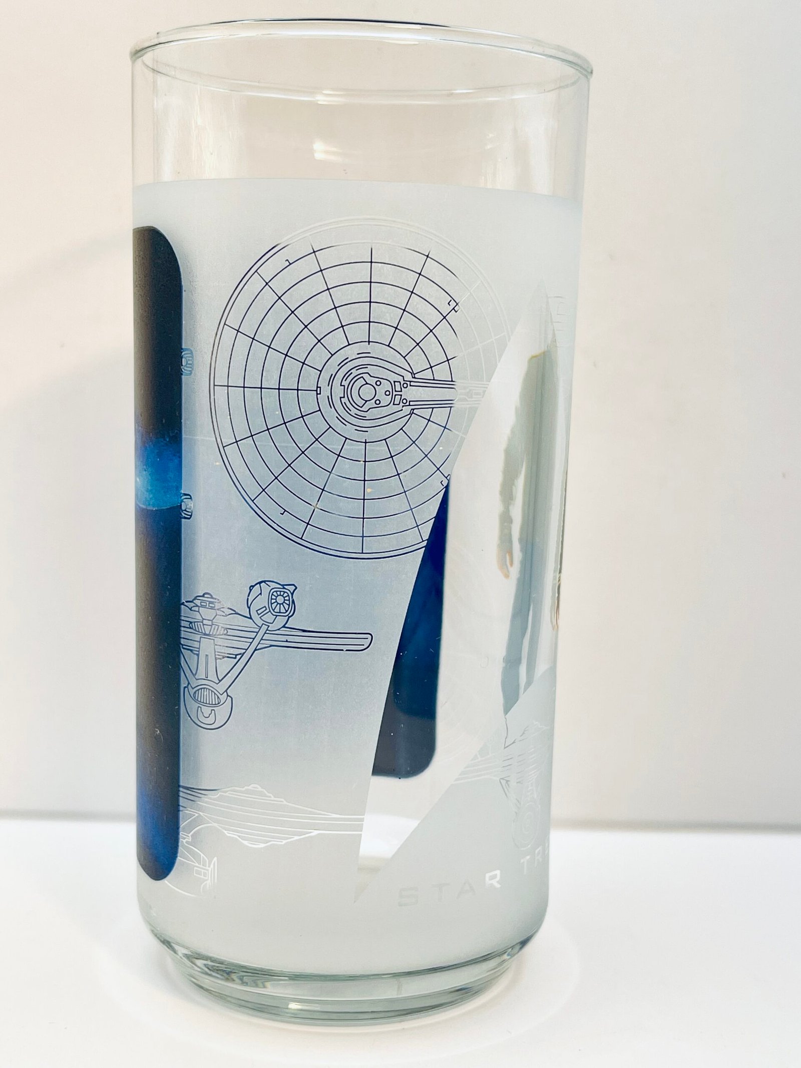 Star Trek Captain Kirk Collectible Glass 2008 Burger King