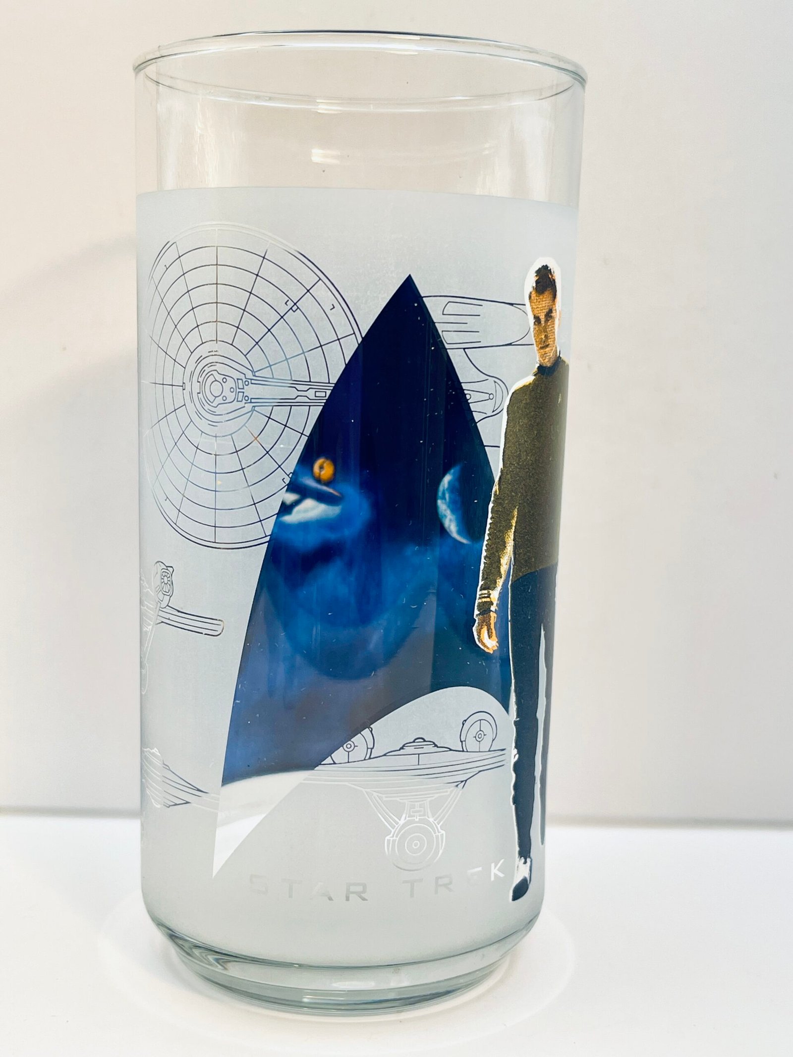 Vintage Star Trek Captain Kirk glass from Burger King