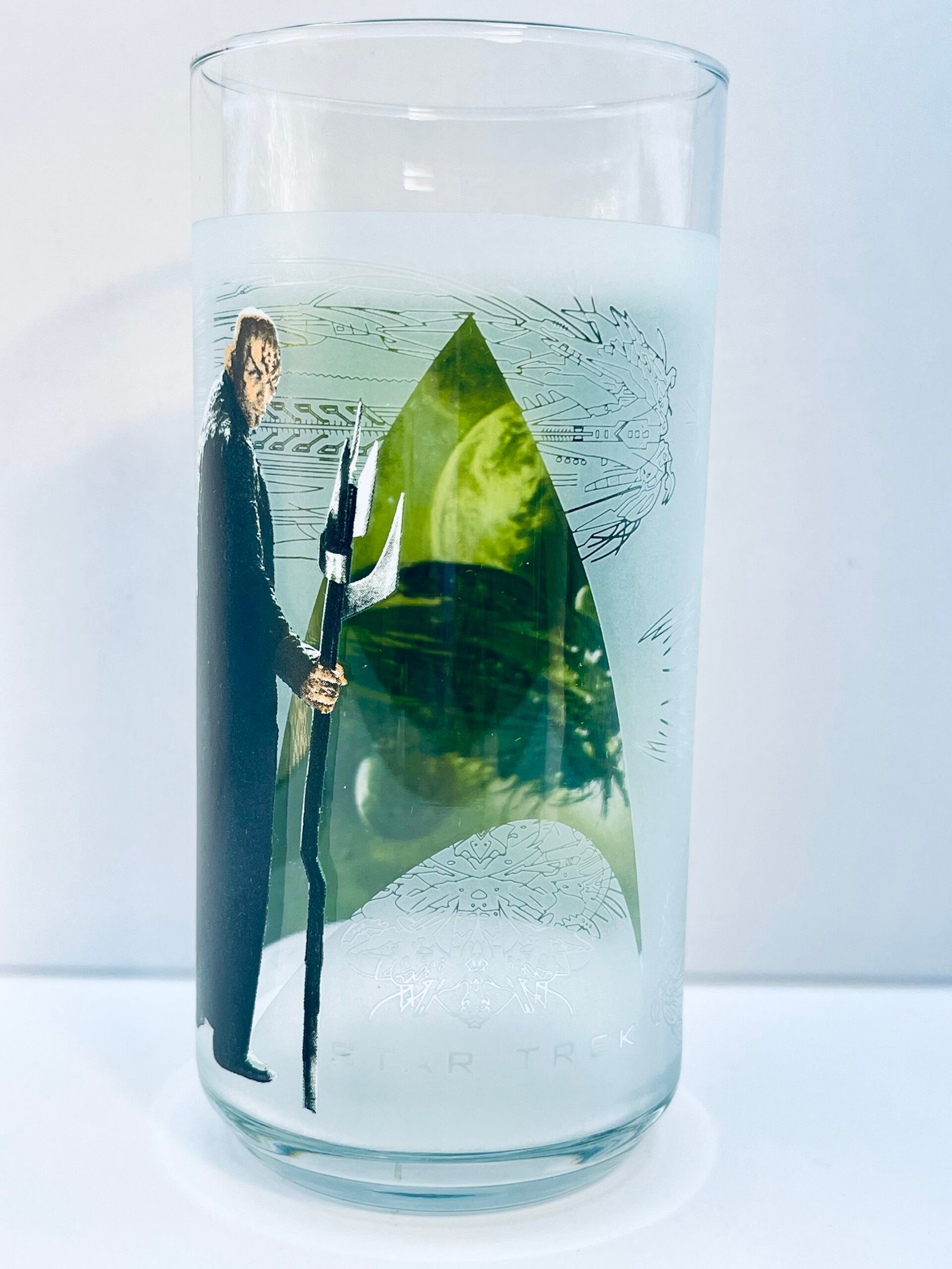 Nero Star Trek villain glass from Burger King