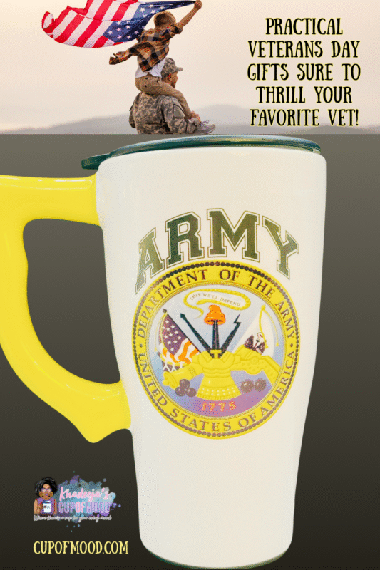 The U.S. Army Ceramic Travel Mug is the perfect #cupofmood to start your day with pride and convenience!