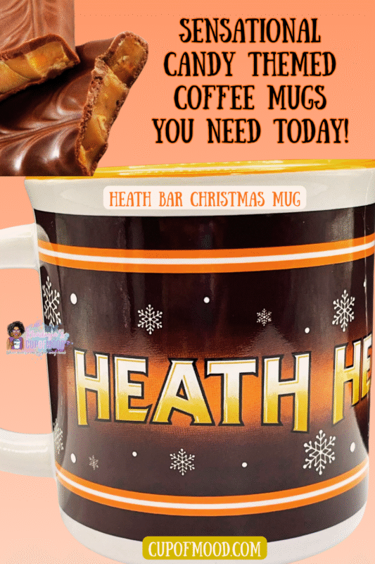Heath Bar Christmas mug chocolate candy bar coffee cup from CupofMood