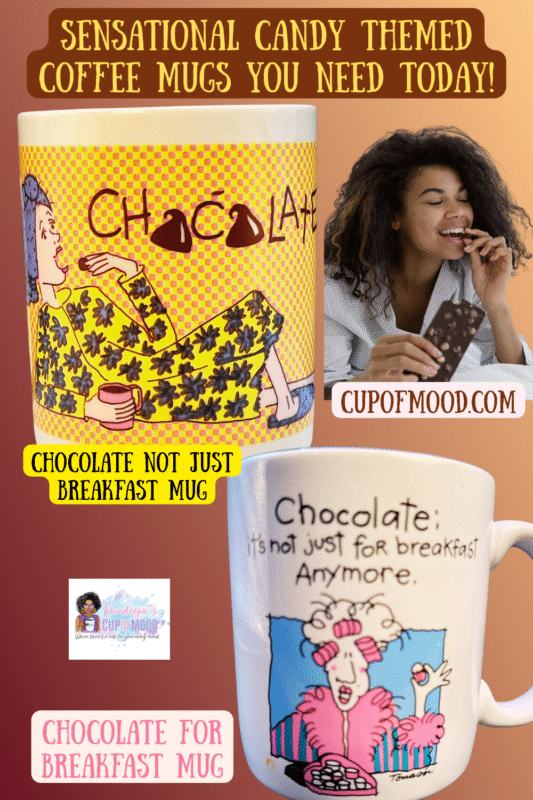 The Chocolate Not Just Breakfast Mug is the perfect #cupofmood to remind you that life’s too short to limit chocolate to just one meal.